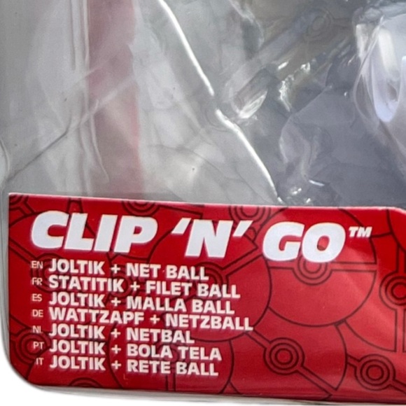 New Jazwares Pokémon Clip 'N' Go Net Ball & Battle Figure - Joltik - Picture 2 of 7